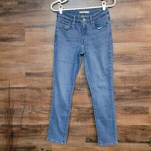 Levi's Jeans 6 S Mid Rise Skinny Medium Light Wash Stretch Denim Western